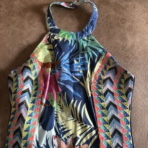 Floral tropical dress